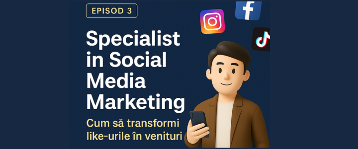 Episodul 3 – Specialist in Social Media Marketing: Cum sa transformi like-urile in venituri